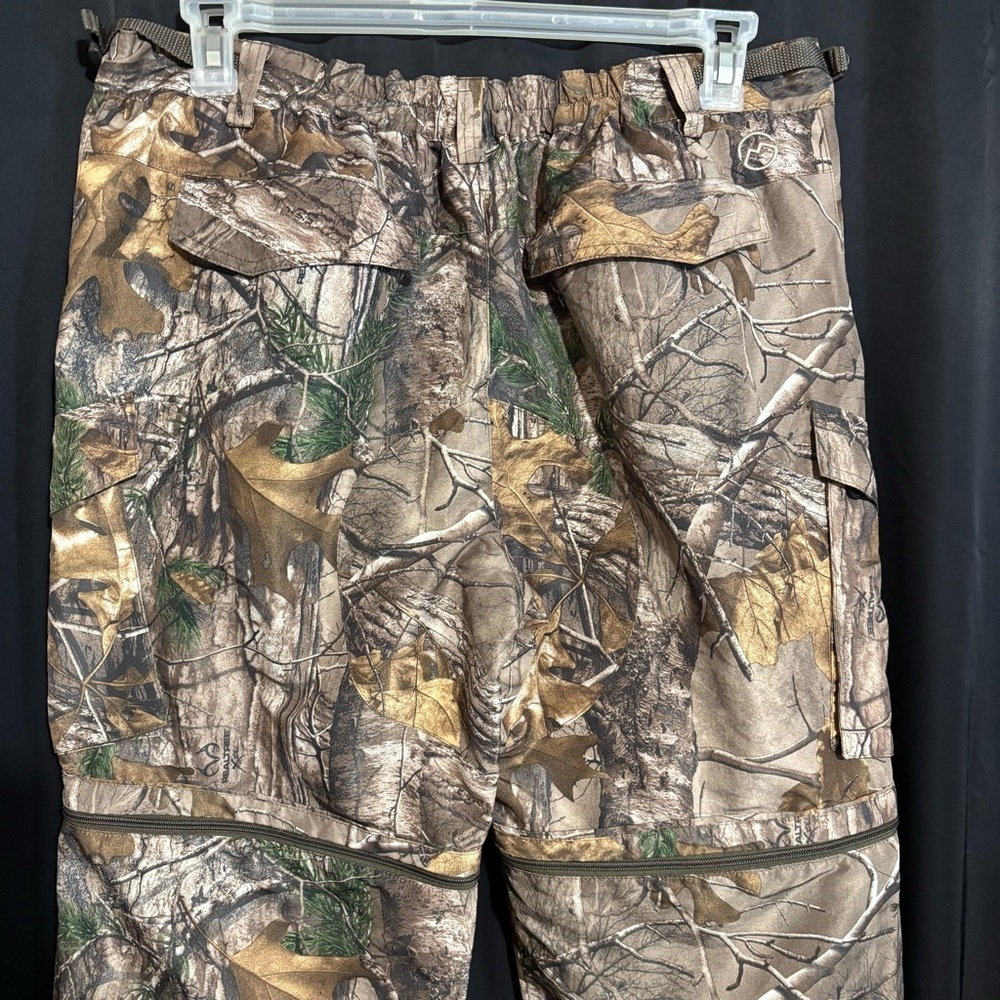 Magellan Outdoors Camo Cargo Convertible Pants size Large 34/36 - Picture 6 of 11
